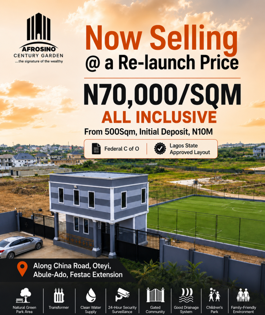 Century Garden Estate by AfroSino Realtors - Premium Property in Abule-Ado, Lagos